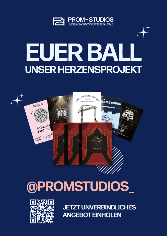 Vorschau der Prom-Studios Sponsoring-Anzeige (A4)