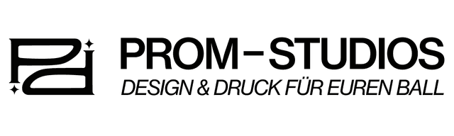 Prom-Studios Logo lang – Schwarz